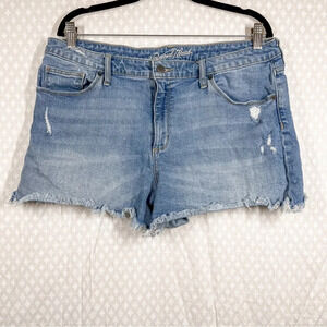 Universal Thread Medium Wash High Rise Shortie Shorts